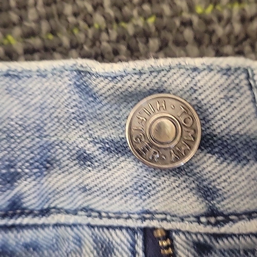 Y2K Blue Jean Pencil Skirt Tommy Hilfiger-Size Med.(vintage Check measurements) - Picture 5 of 13